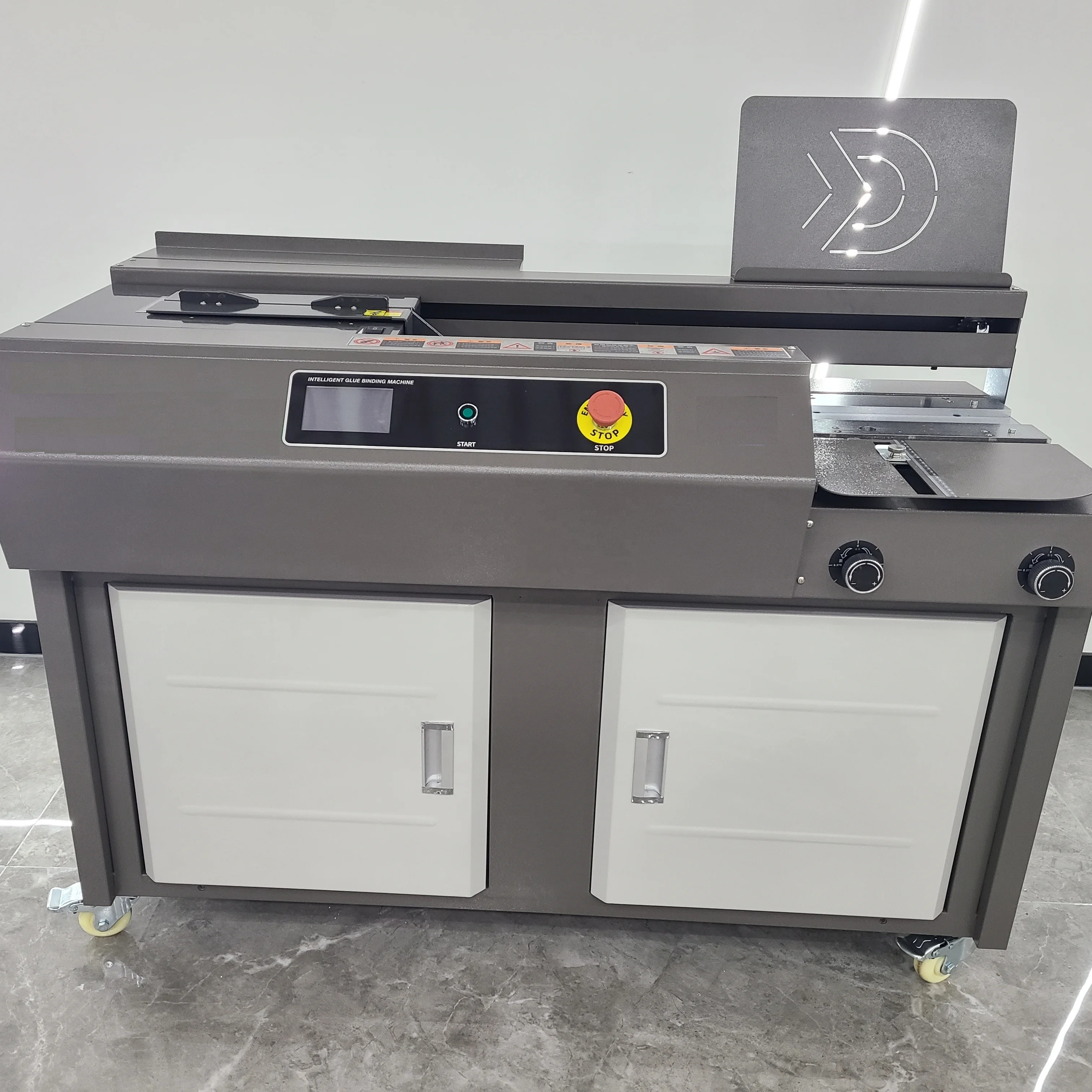

KC20P A4 Touch Screen Ele ctric Book Glue Binding Machine with Side Glue Rollers