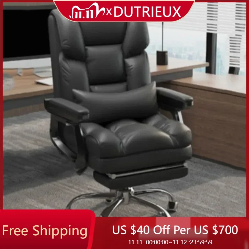 

Designer Cushion Office Chair Headrest Armrest Cover Luxury Leather Swivel Chair Computer Gaming Cadeira Gamer Office Furnitures