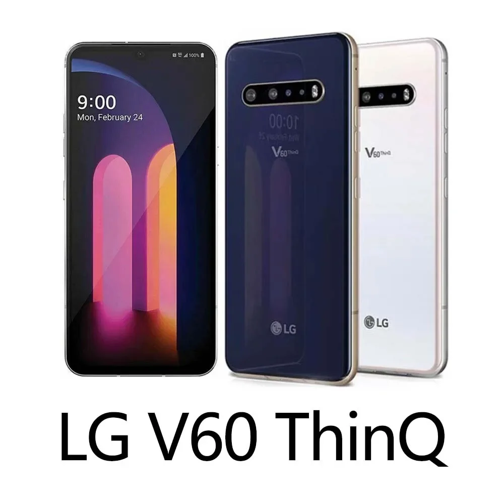 LG V60 ThinQ SmartPhone V600VM V600AM V600TM Unlocked Original 8GB+128GB 64MP+13MP+10MP Snapdragon 865 Octa-Core CellPhone