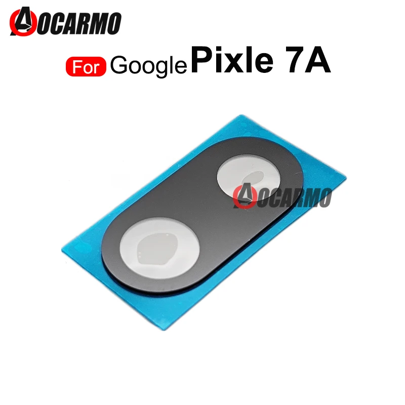 For Google Pixel 7A Rear Back Camera Lens With Frame Black White Blue Orange Replacement Parts