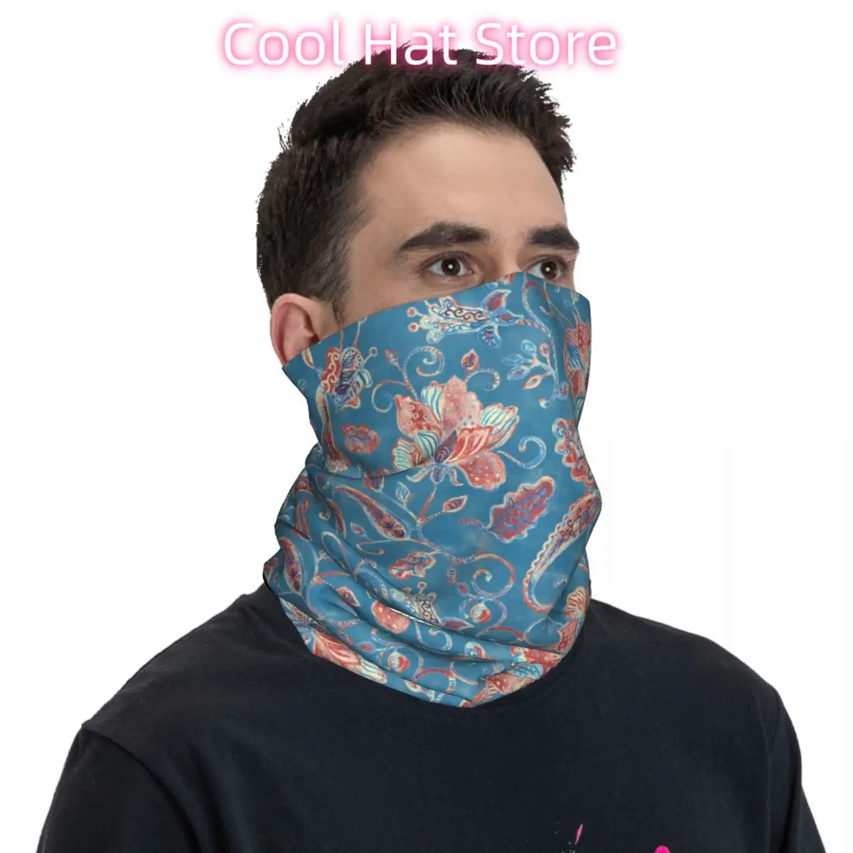 Baroque Art Scarf Neckerchief Neck Face Mask Polyester
