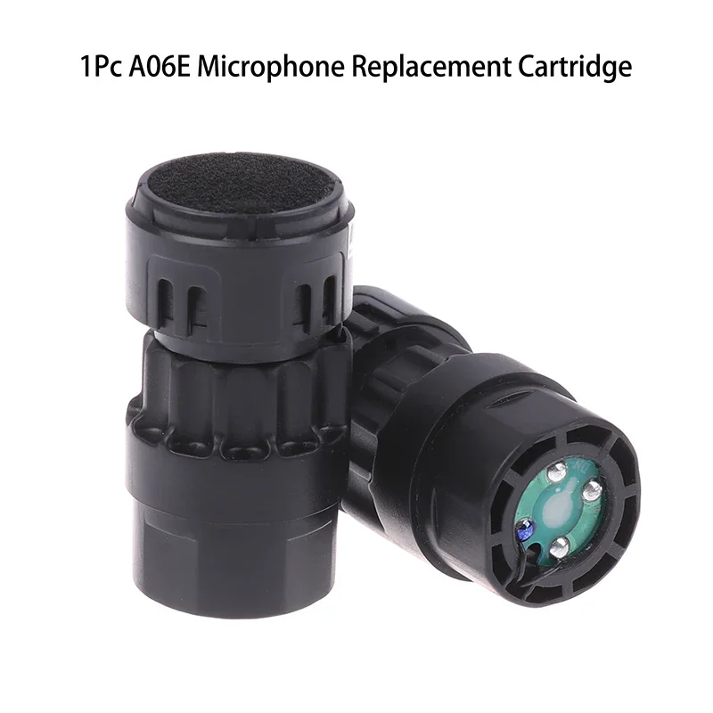 Cartucho de substituição de cápsula de microfone sem fio A06E, fixação de microfone 1 unidade