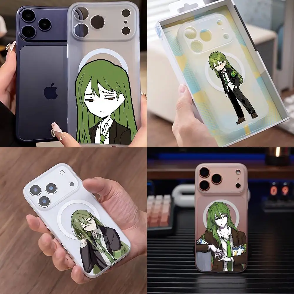 

Netzach L-Lobotomy Corporation Phone Case For 12,16,11,14,13,17,15,Plus,E,Pro,Max,Air,Mini Wireless Charge Magnetic Frosted