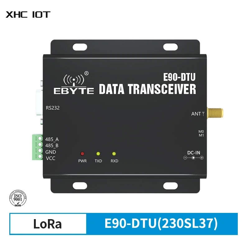 LoRa SX1262 SX1268 230 МГц LoRa 5 Вт 37 дБм RSSI Релейный радиомодем Беспроводной трансивер RS232 RS485 20 км E90-DTU (230SL37)