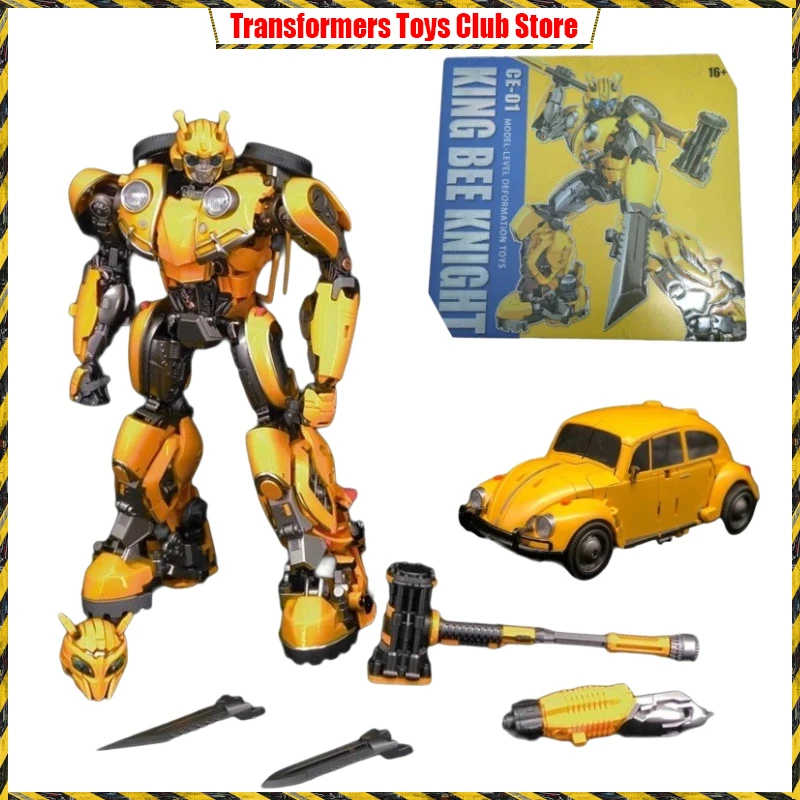 

In Stock Transfation Toy Beetle Bumblebee CE01 Enlarged Alloy Version Bingfeng Handheld Hammer Action Figure Model Gift