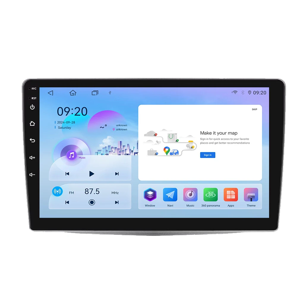 Android 16 Autoradio Stereo Voor Alfa Romeo MiTo 955 2008-2016 Auto Cireless Carplay GPS Navigatie Multimedia Video speler 2Din - afbeelding 2