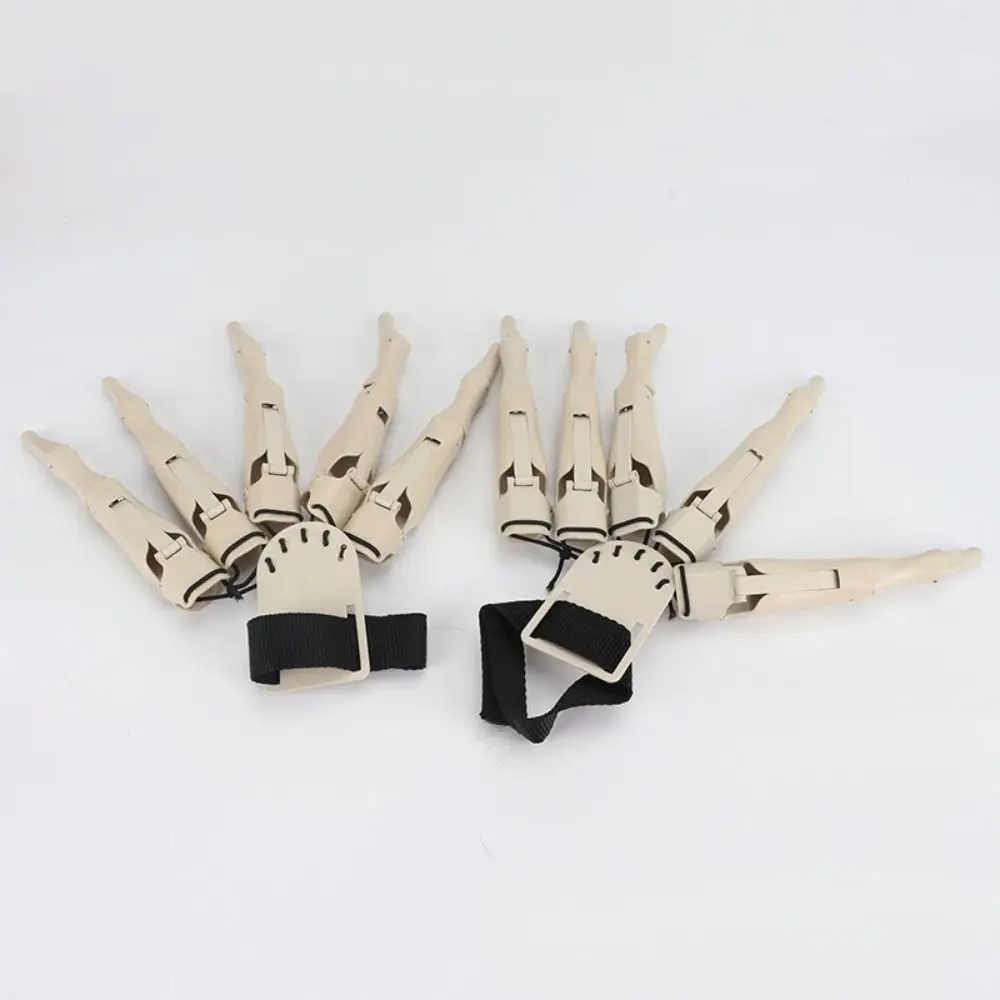 

3D Scary Skeleton Hand Toys Skeleton Hand Extensions Flexible Extensions Flexible Finger Plastics Articulated