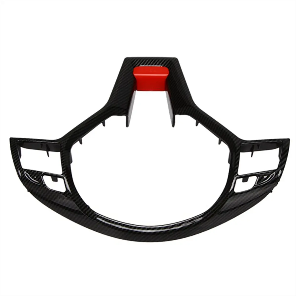 ABQE Steering Wheel Frame Cover Trim for Mercedes Benz Amg A B C E Glk Gla Cla Cls Class W176 W246 W204 W212 Carbon Fiber