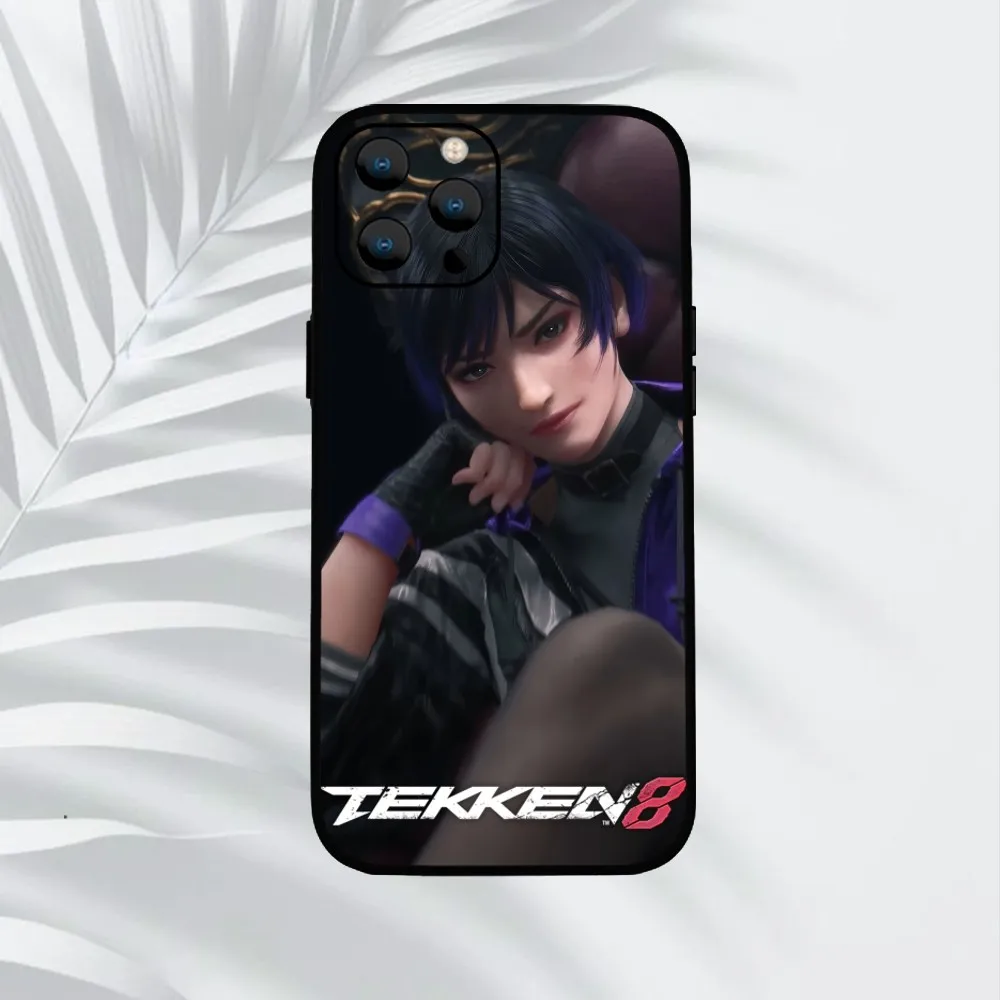 Custodia per telefono Game T-Tekken 8 per iPhone Mini 11 12 13 14 15 Pro XS Max X Plus SE XR Shell