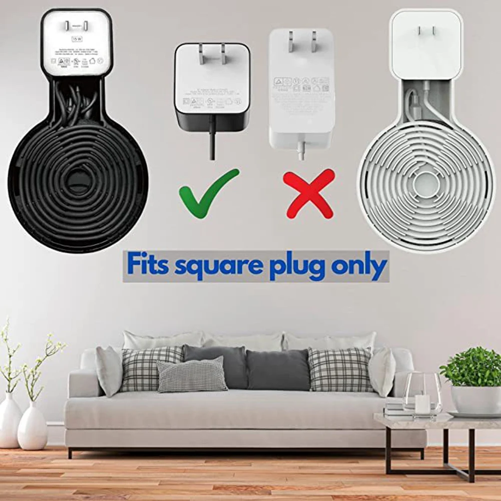 Suporte de parede para alto-falante, essencial para o inverno, para alexa echo dot, 3ª geração, caixa de som interna com gerenciamento de cabos sem parafusos