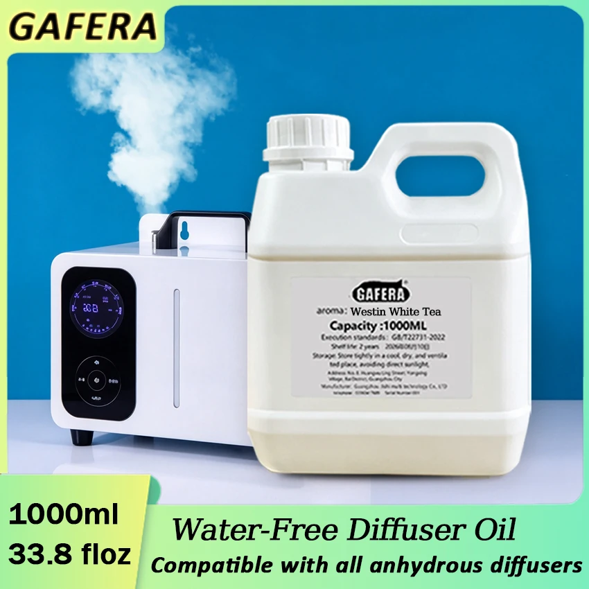 GAFERA Lemon Diffuser Oil, Smart HVAC Aromatherapy Diffuser, Large-Area Aromatherapy Machine for Hotels, Holiday Gift-1000 ml