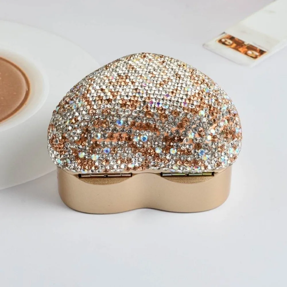 Diamond LED Light Ring Box Storage Ring Display Heart Shape Gift Boxes Girlfriend Gift Confession Valentine Gift Packaging Box