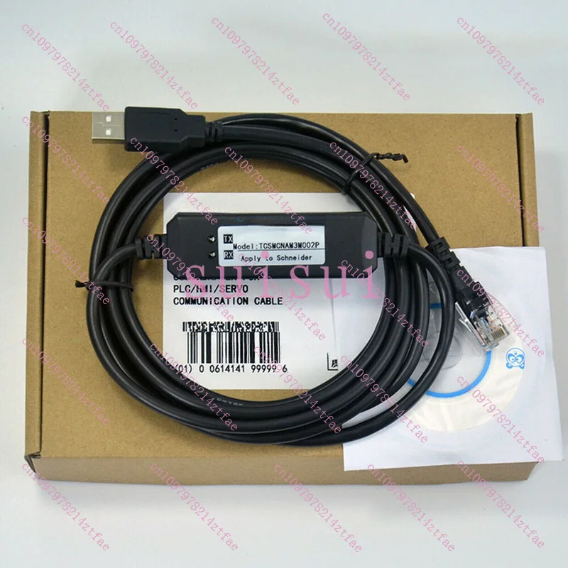 Б/у 1 шт. TCSMCNAM3M002P для инвертора Schneider ATV LXM 3M, кабель для отладки, новый