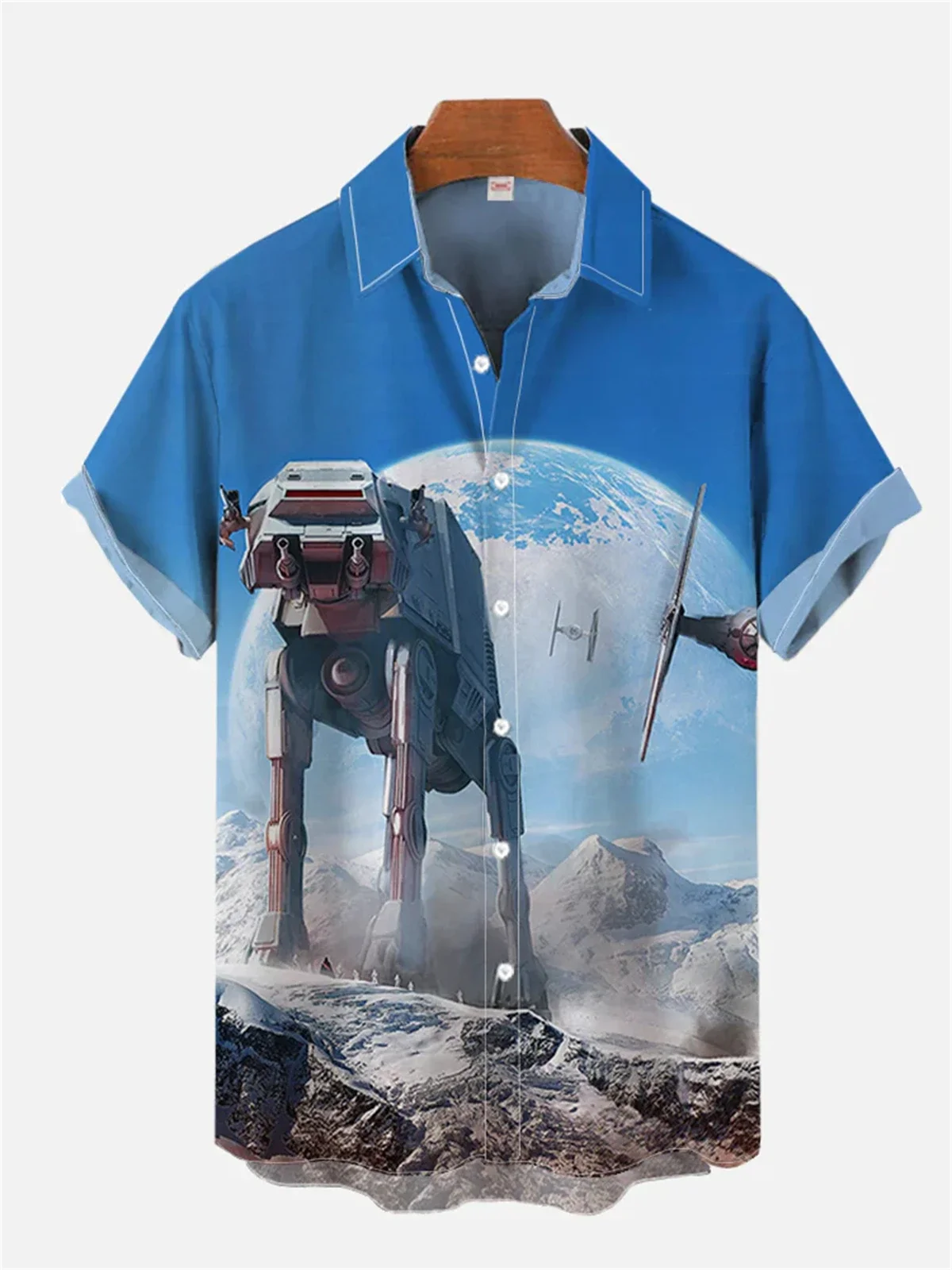 Camisas de manga corta con estampado divertido para hombre, Tops informales hawaianos con solapa, camisas holgadas de talla grande, novedad de