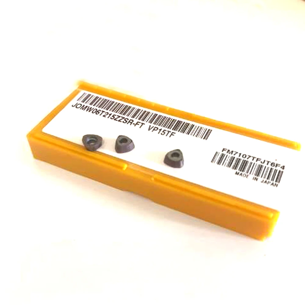 Jomw ดอกสว่านเจาะโลหะของแท้อุปกรณ์เสริมมีด JOMW06T215ZZSR-FT VP15TF คาร์ไบด์เครื่องมือบด