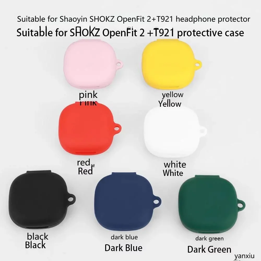 

For SHOKZ OpenFit 2 Plus Case Silicone Sleeve Cover For SHOKZ OpenFit 2 Plus Bluetooth Wireless Earphones Protector Accessory