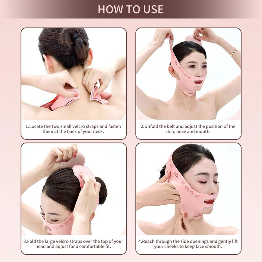 V Line Face สําหรับ Sculpting Facial-Contours Double Chin ลดสายรัดกระชับผิวหน้าสําหรับผู้หญิง Face Care Supplies