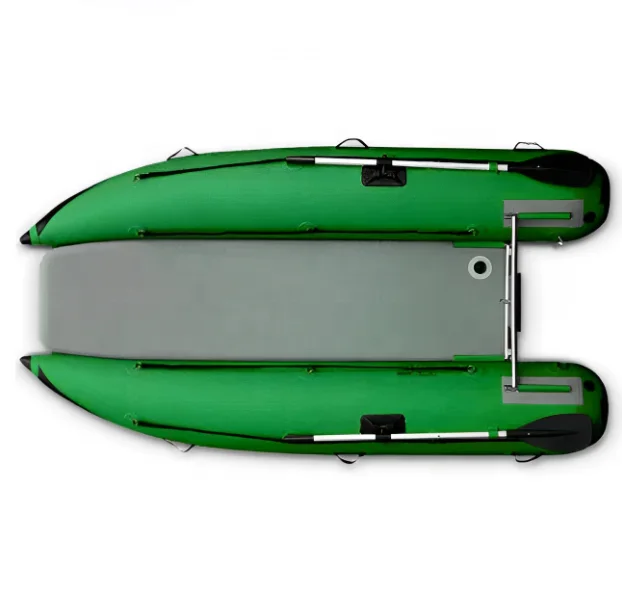 

330cm PVC Hypalon Boat Inflatable Catamaran Fishing Boat with Drop Stitch Floor