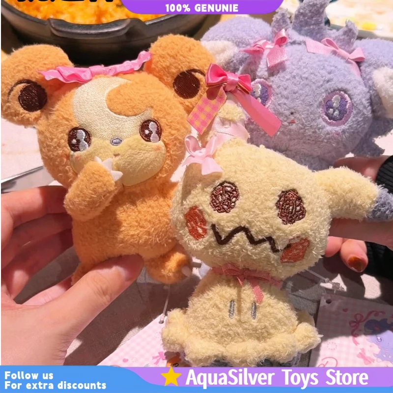 Genuine PokéMon Don'T Attack! Me Jigglypuff Mimikyu Espurr Mawile Plush Doll Cute Fun Bag Charm Collection Pillow Birthday Gift