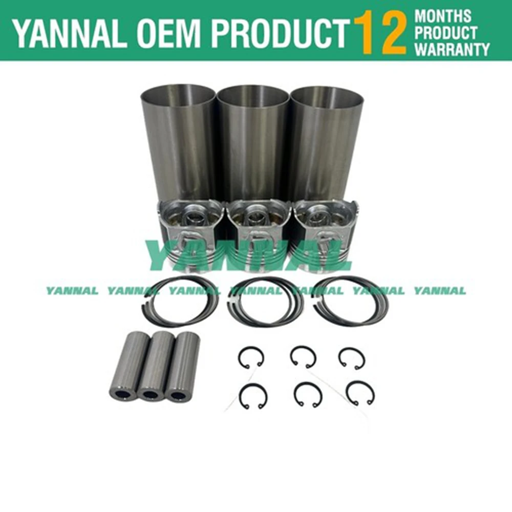 

D1462 Cylinder Liner Kit For Kubota D1462 Engine KX155 Excavator L1-225 Tractor
