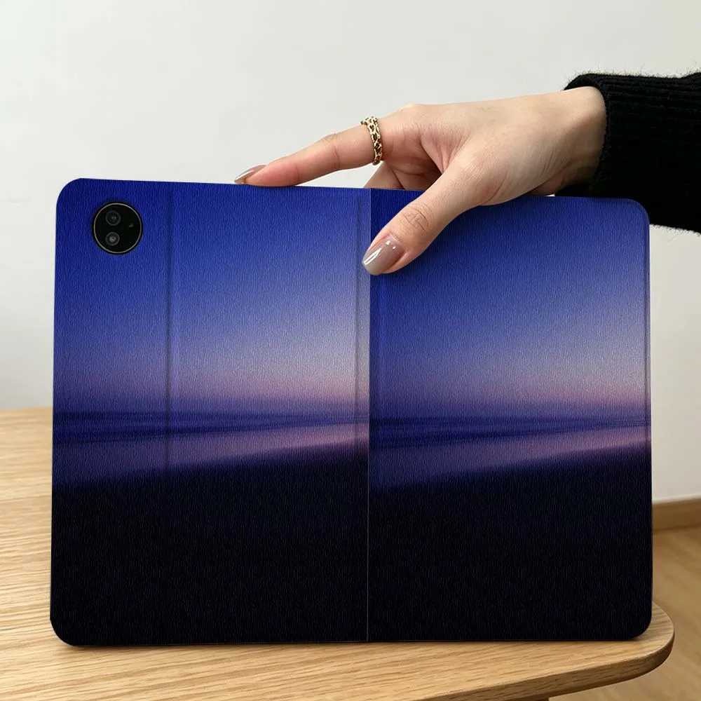 Blue Black Light Pattern For Lenovo Xiaoxin Pad Pro Tab P12 P11 11 13 11.2 11.5 10.6 inch K11 Plus Tablet Case Pen Tray