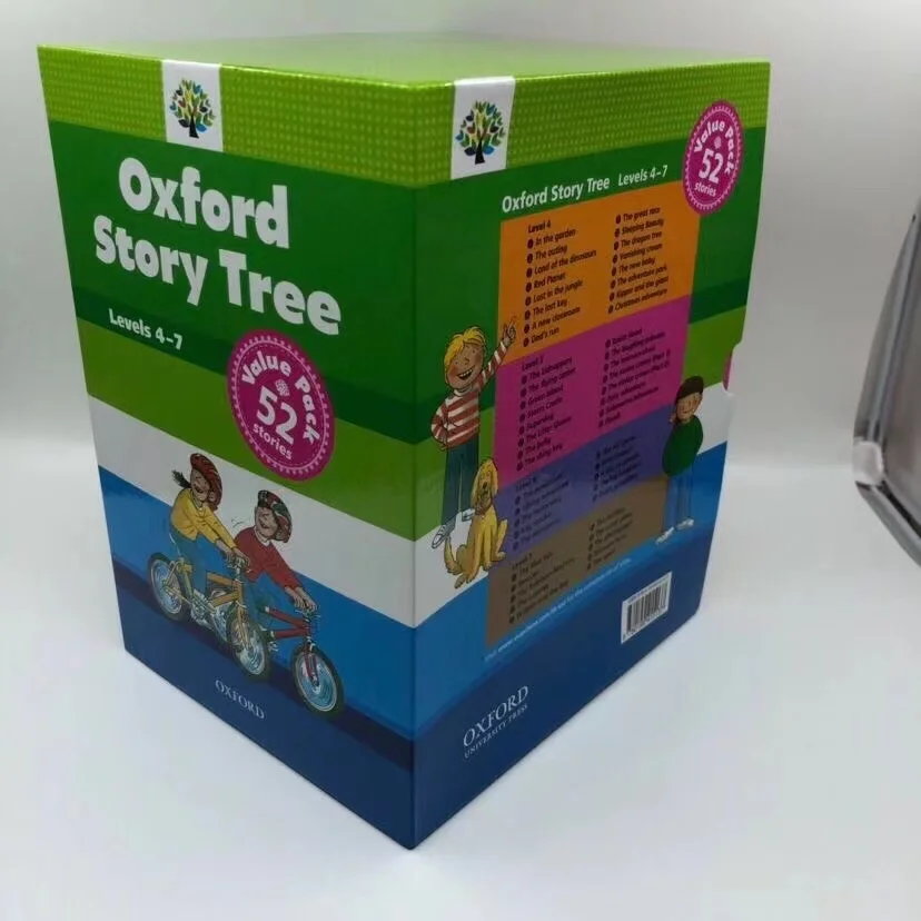 52 Books 4-7 Level Oxford Story Tree Baby English Story Picture Book Baby Children Educational Toys  Description:  Category: Eng