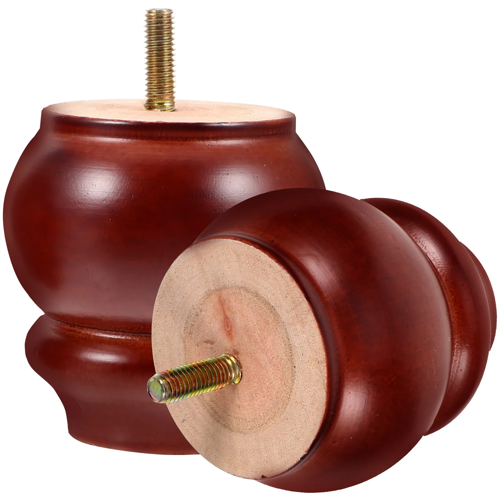 

2Pcs Wooden Furniture Feet Easy Install Chair Legs Protective Furniture Feet for Sofa Table Cabinet Wooden Sofa Legs