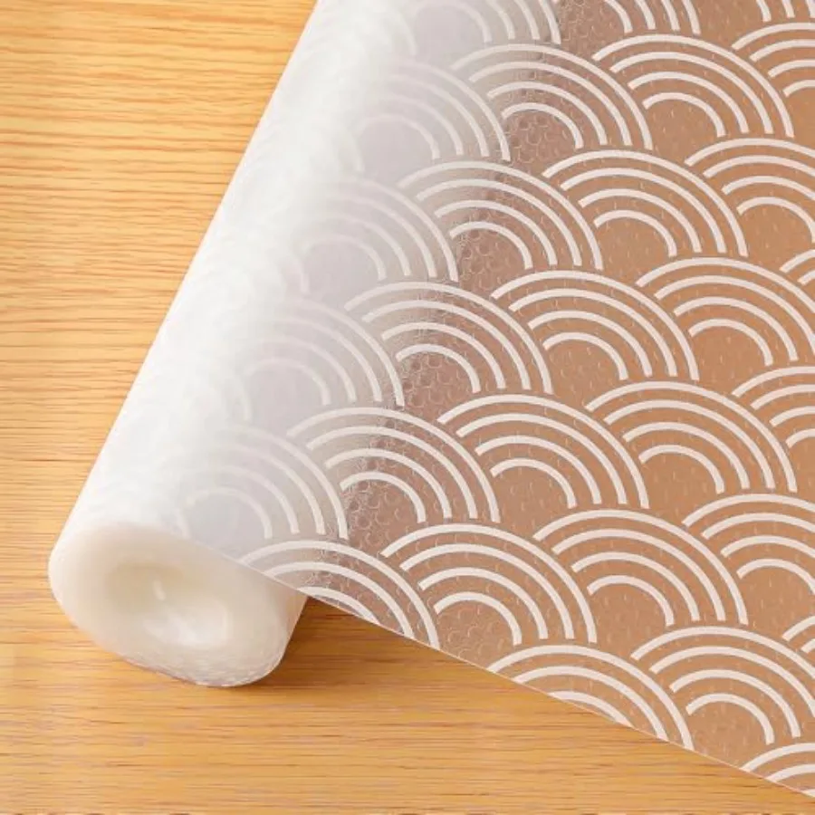 

Shelf Liners for Kitchen Cabinets Non Adhesive Drawer and Cabinet Liner, Waterproof and Oil-Proof Kitchen Cupboard Shelf Paper