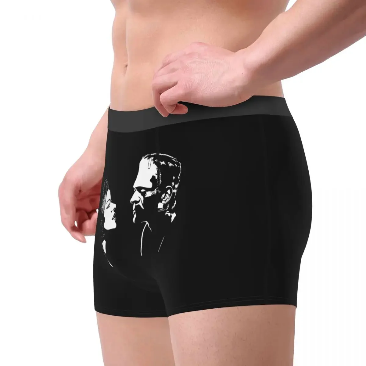 The Perfect Bride Man Underwear Frankenstein Horror Movie Boxer Briefs Shorts Panties Breathable Underpants for Homme S-XXL