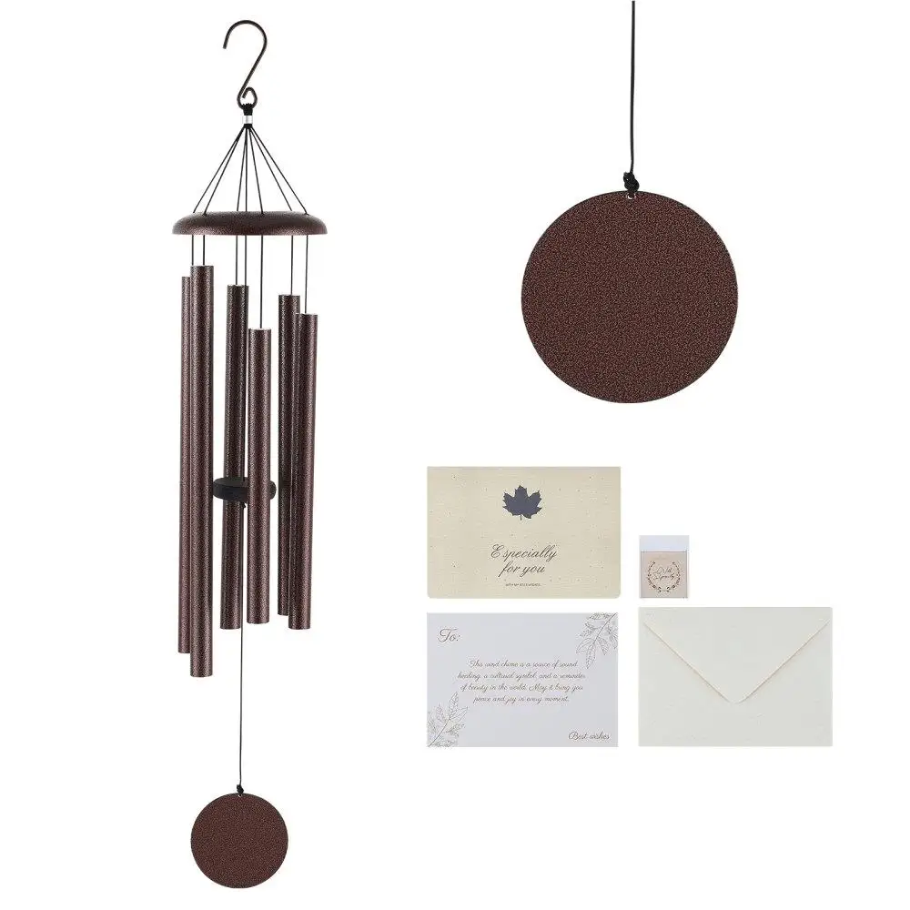 

Aluminum Outdoor Wind Chimes 45-Inch Deep Tone Memorial