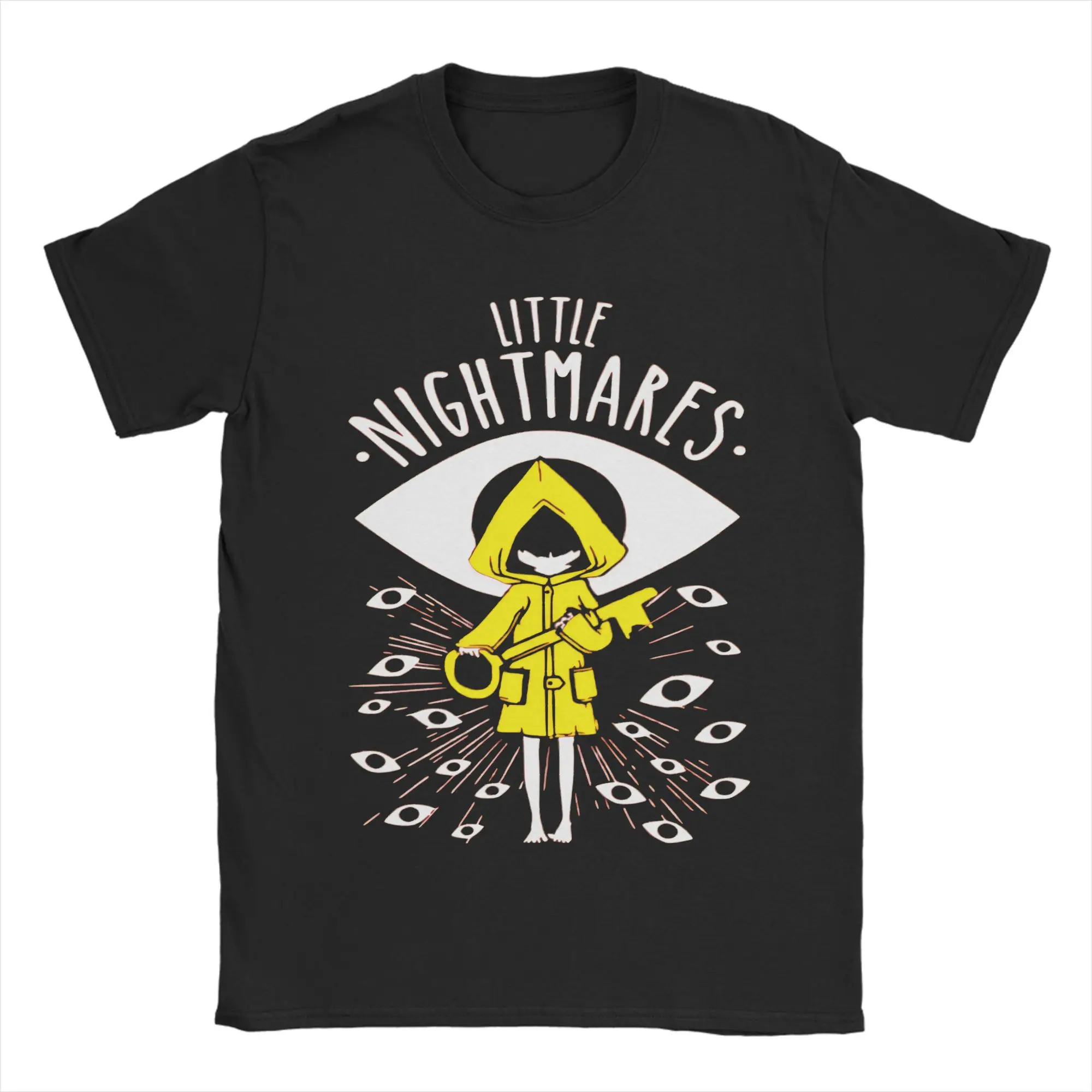 Men Women Video Game Little Nightmares T Shirts  100% Cotton Clothes Creative Short Sleeve Round Collar Tees Summer T-Shirts