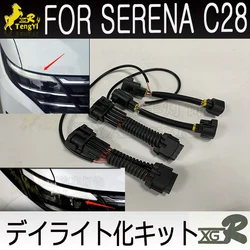 XGR led daytime lamp kit drl cable accessory drl kit for serena C28 2023 2024