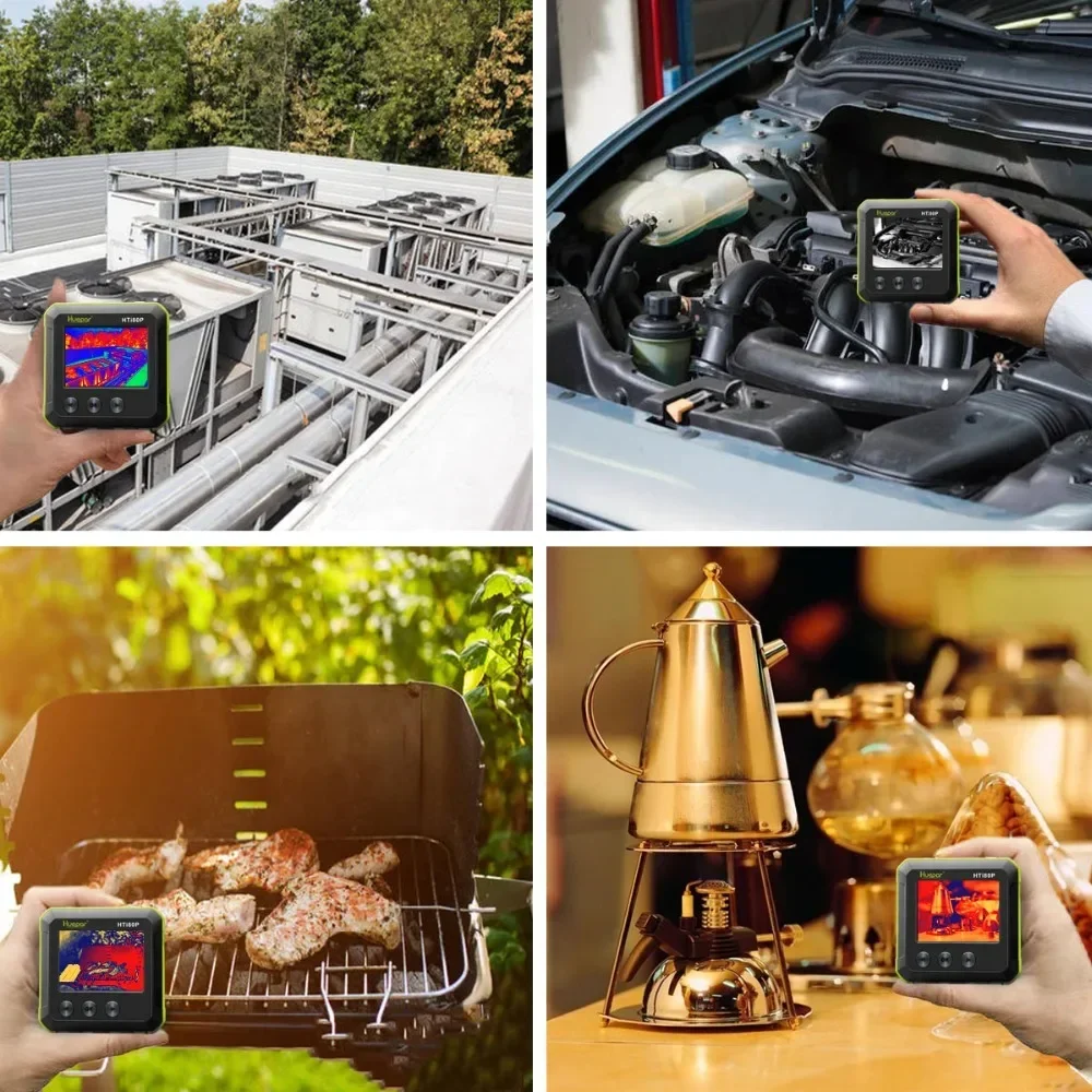 Huepar Pocket-Sized IR Thermal Imager Mini Infrared Resolution Thermal Imaging Camera Digital Color Display