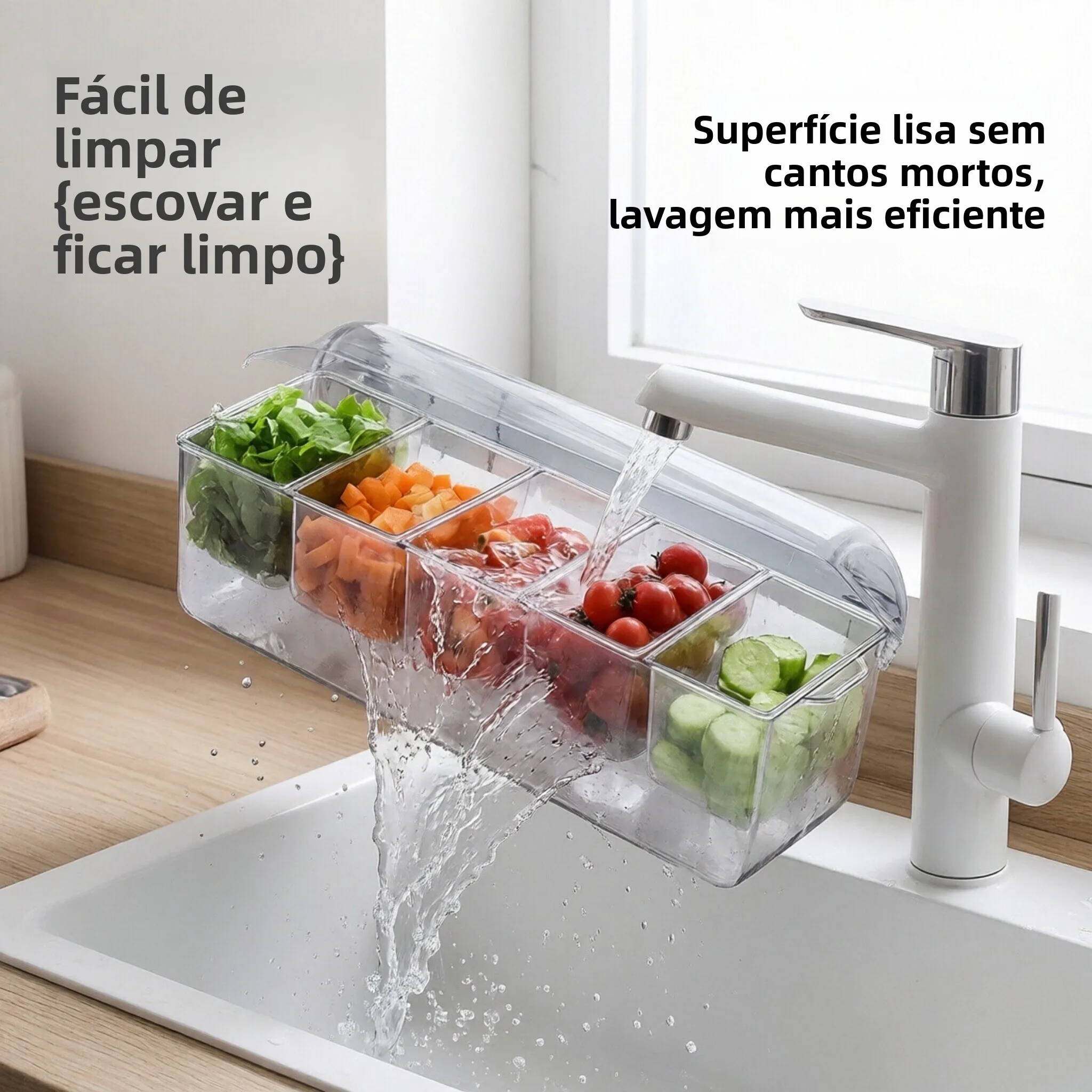 大容量食品グレード透明蓋付きランチボックス、家庭用冷蔵庫用サラダ保存容器、フルーツ密封小分けボックス