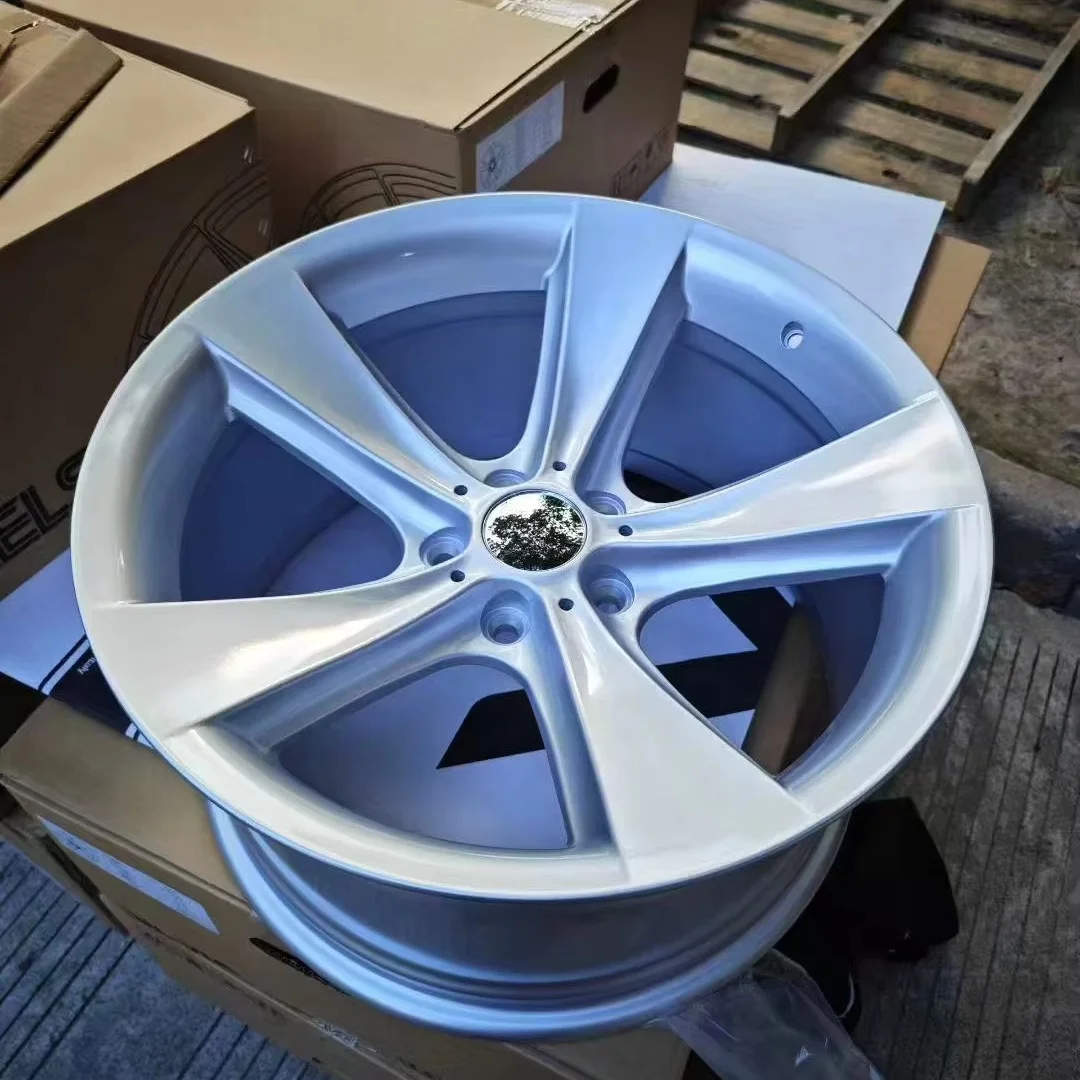  New Design Car Wheels 19 Inch 9j 10j 5X120 Concave Wheels Fit for BMW E34 E38 E39 E60 E61 Silver Gloss Black Color
