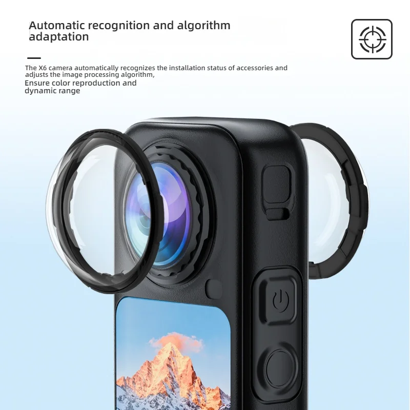 Anoramic Optisches Glas-Schutzobjektiv für die Insta360 X6 Kamera – Detail 5