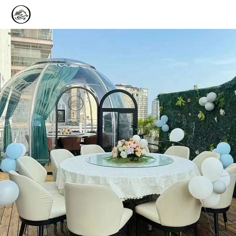 

Prefab Homes Modular House Luxury Vacation Prefabricated Transparent Camping Home Bubble Tents House Luxury Geodesic Dome
