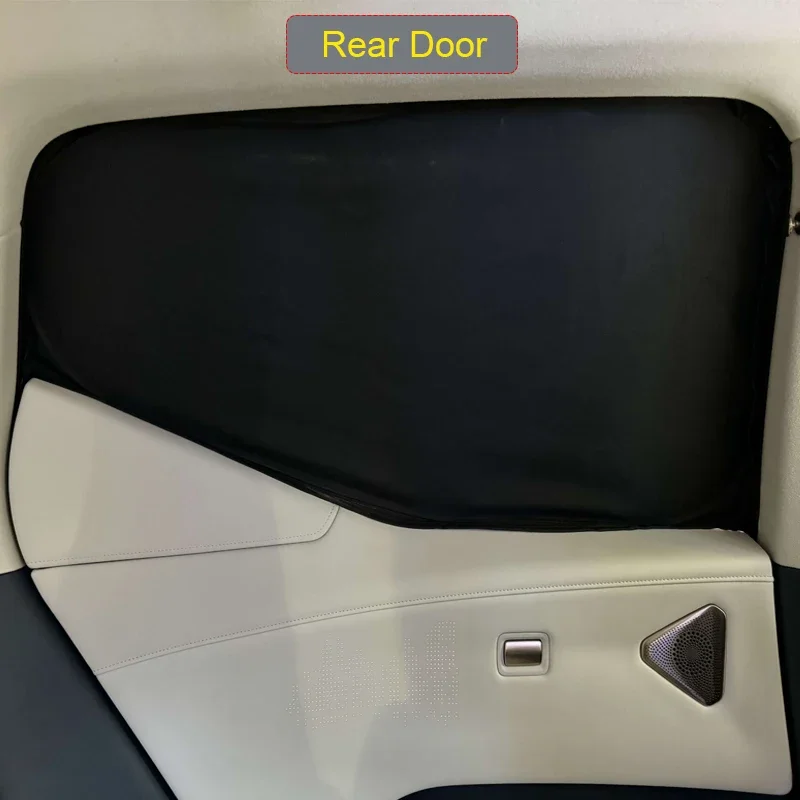 

Для ZEEKR X 2023-настоящее время автомобиля, черное окно, солнцезащитный козырек, анти-УФ-тепляционная защитная крышка, автомобильный аксессуар для интерьера