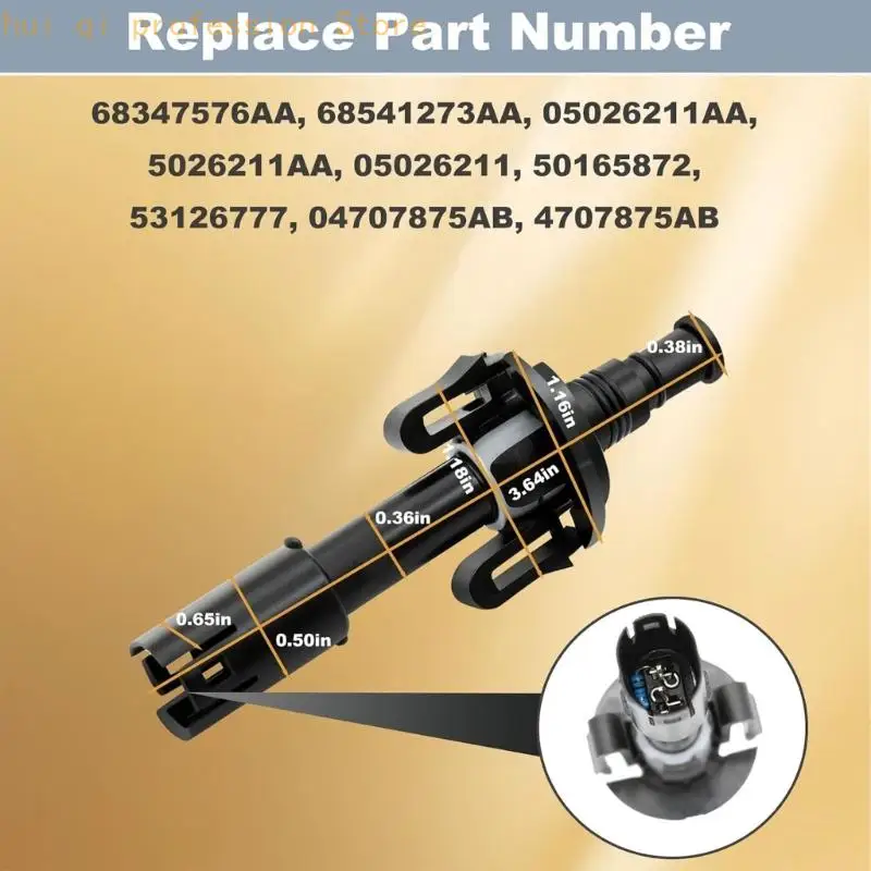 Motorhauben-Alarmschalter 68541273AA 68347576AA 5026211AA für Reparaturen unter der Motorhaube. Verwenden Sie H8WE – Detail 7
