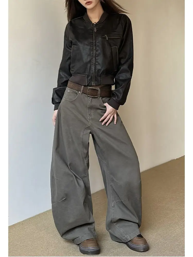 Scimitar-Hose für Damen, Jogger, Damen, Sommer, Leinen, Baggy-Fit, Kunstfestival, Highstreet-Cargo, Übergröße, Outdoor, mehrere Taschen, lässig