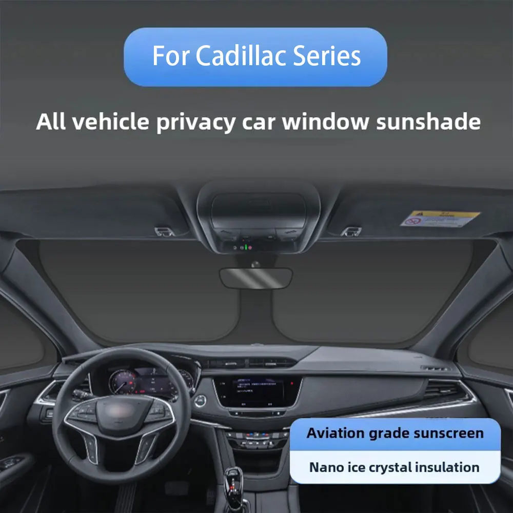 

Car Foldable Front Windshield Glass Roof Sunroof Skylight Sunshade Window Shade Sunroof Upgrade Mesh Net For Cadillac Series