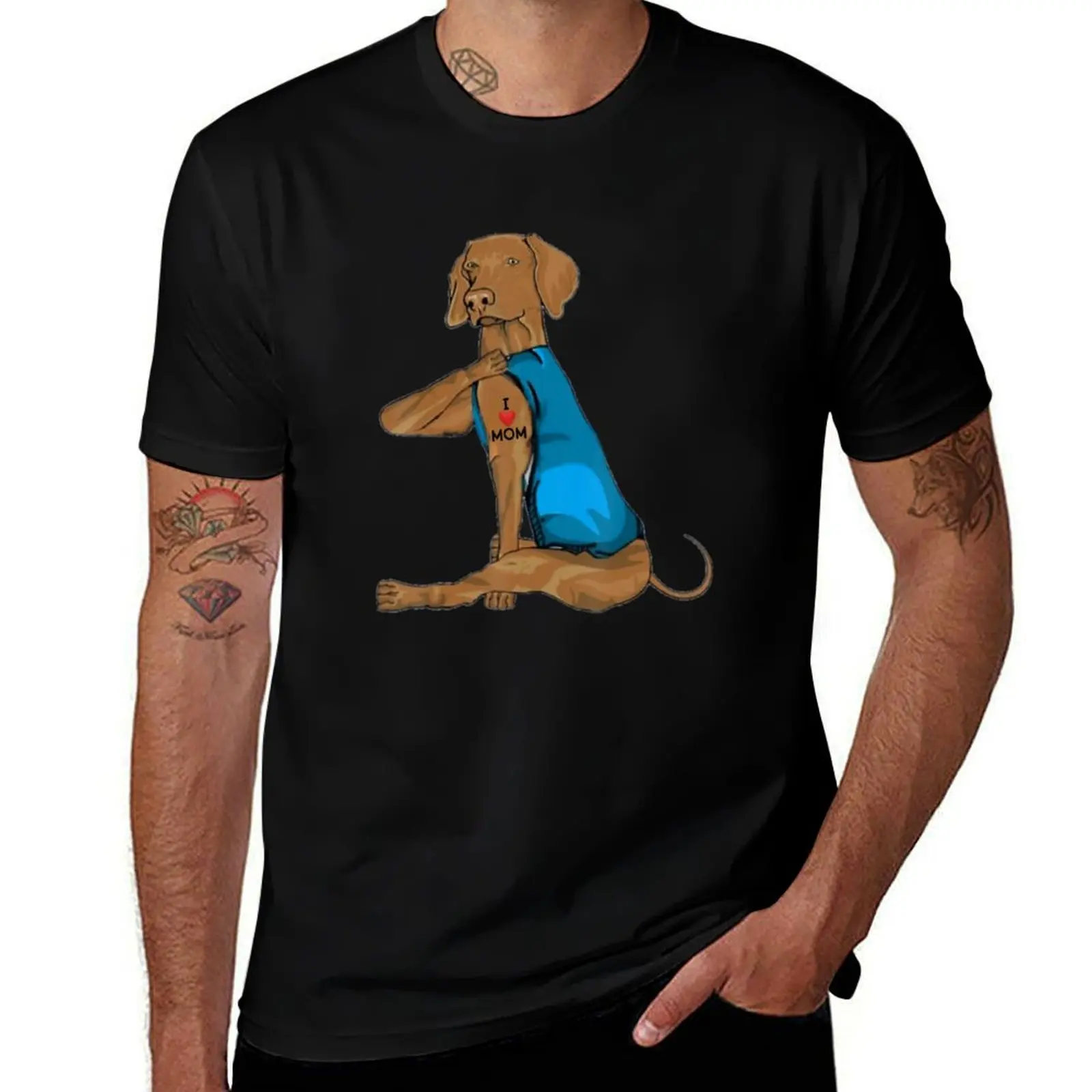 

vizsla T-Shirt man t shirts graphic t shirt man cotton anime tshirt T-shirt