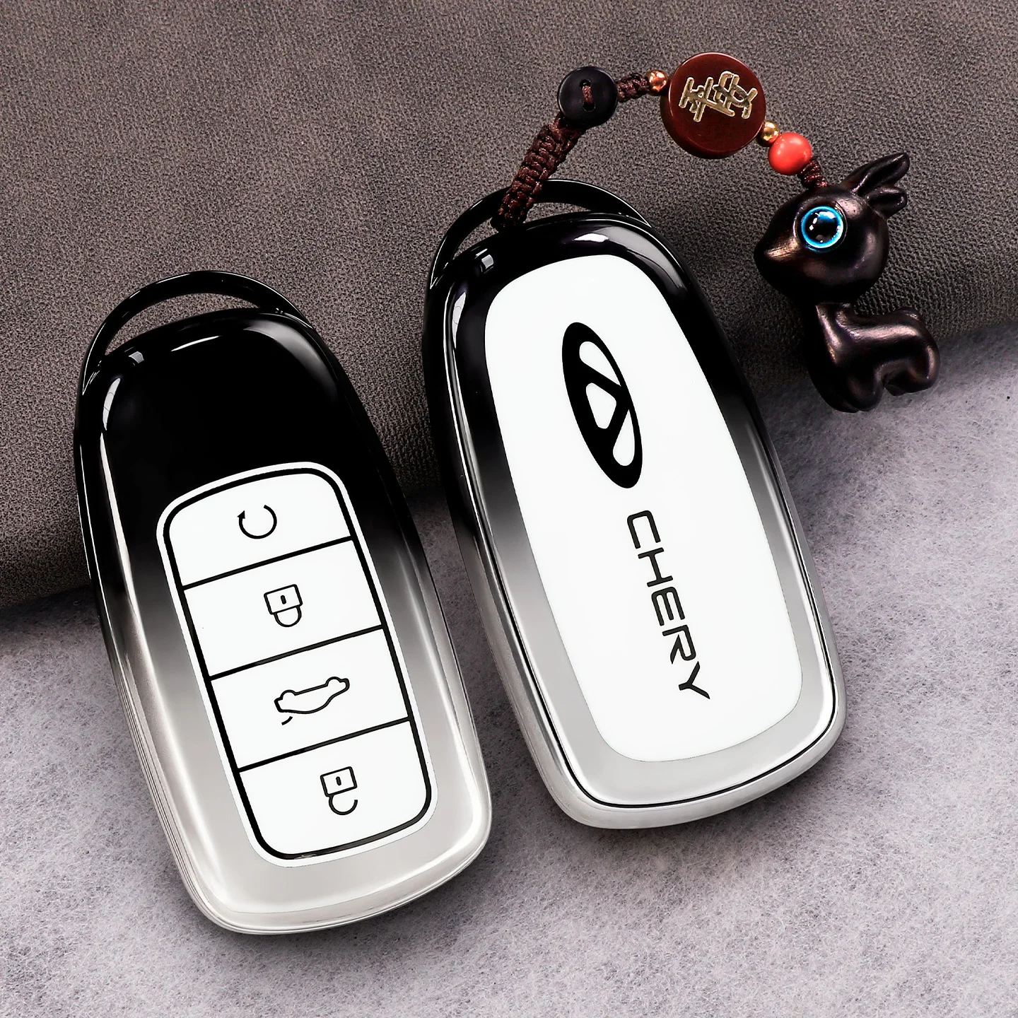 Car Remote Key Case Fob Cover Bag For Chery Tiggo 8 Pro Tiggo 8plus New 5 Plus 7pro Max Omoda 5 C5 Modod Protector Accessories 5