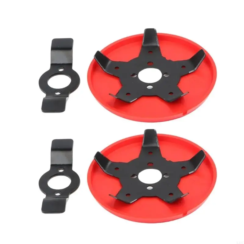 

2025 New Cutting Disc With Hardened Alloy Quick Setups Weeder Trimmer For Lawns Orchards Farmlands Farms Vineyards 1 Pair