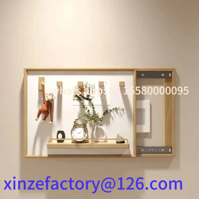 Caixa de medidor personalizável, pintura decorativa, distribuição, rack de oclusão, creme, vento, sentido avançado