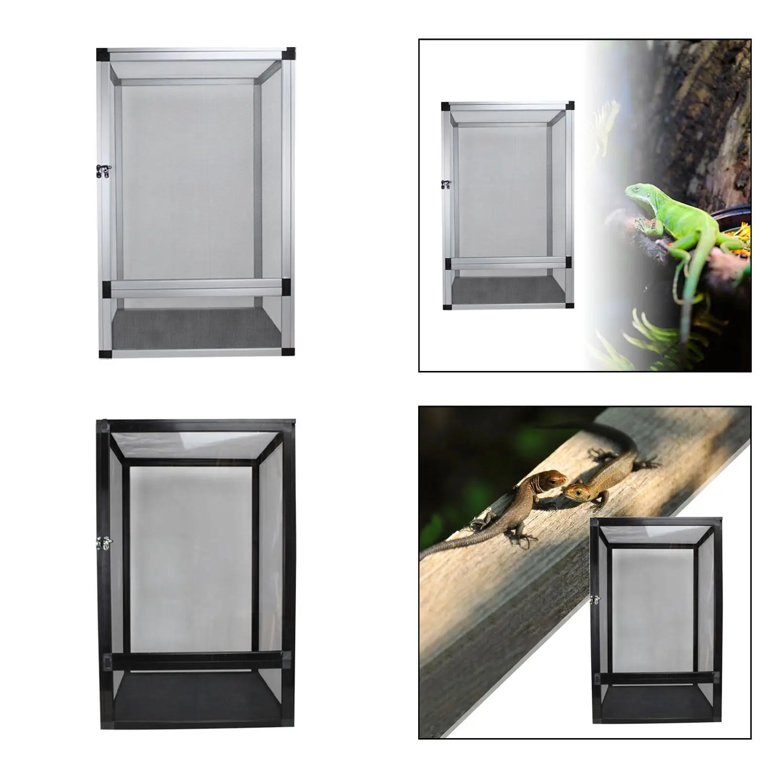 Reptile Terrarium Dismantling 360° Observation for Gecko Snake Chameleon