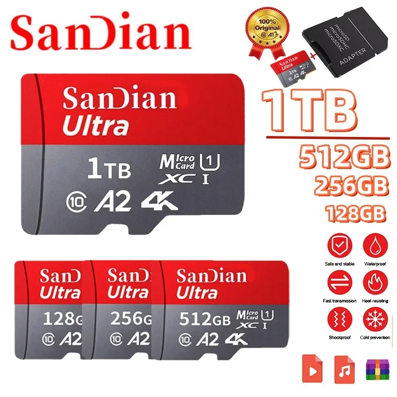 

Class 10 Memory Card 512GB Micro TF flash Card High speed memory SD cards 128GB 256GB For mobile phone desktop notebook