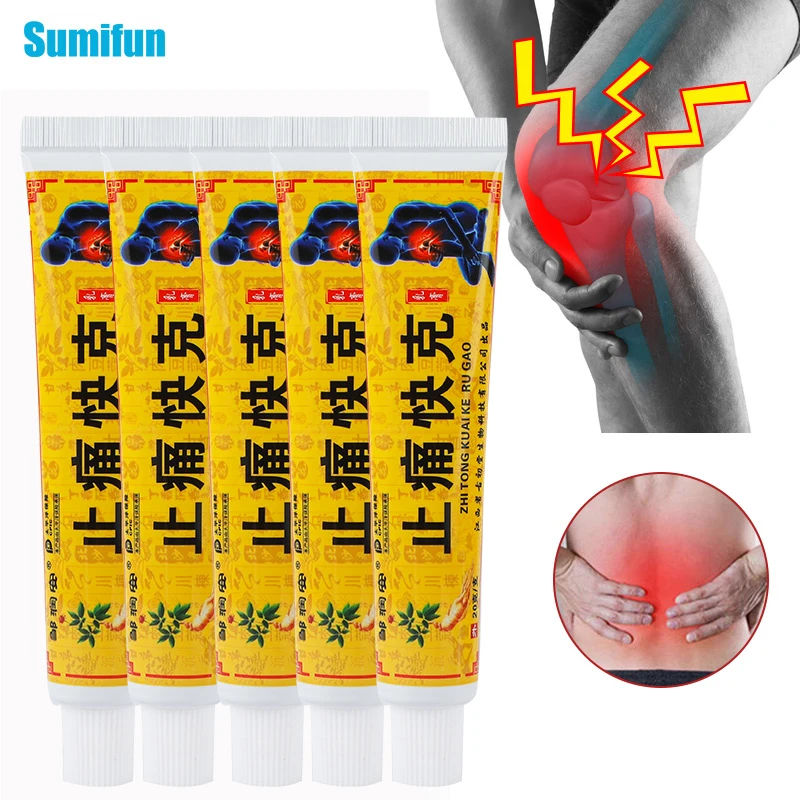 

5Pc Arthritis Rheumatism Analgesic Ointment Body Back Neck Knee Joint Pain Relief Cream Chinese Herbal Medical Health Care Cream