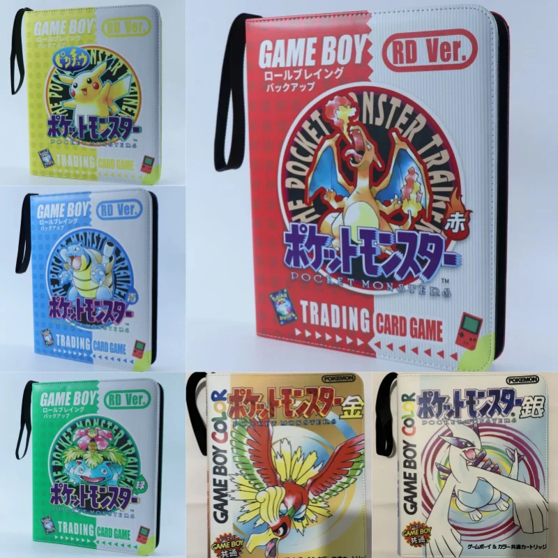 

Новый аниме Пикачу мультфильм аниме боевая карта буклет на молнии держатель для карт Cas Vmax игровая коллекция карт игрушки подарки