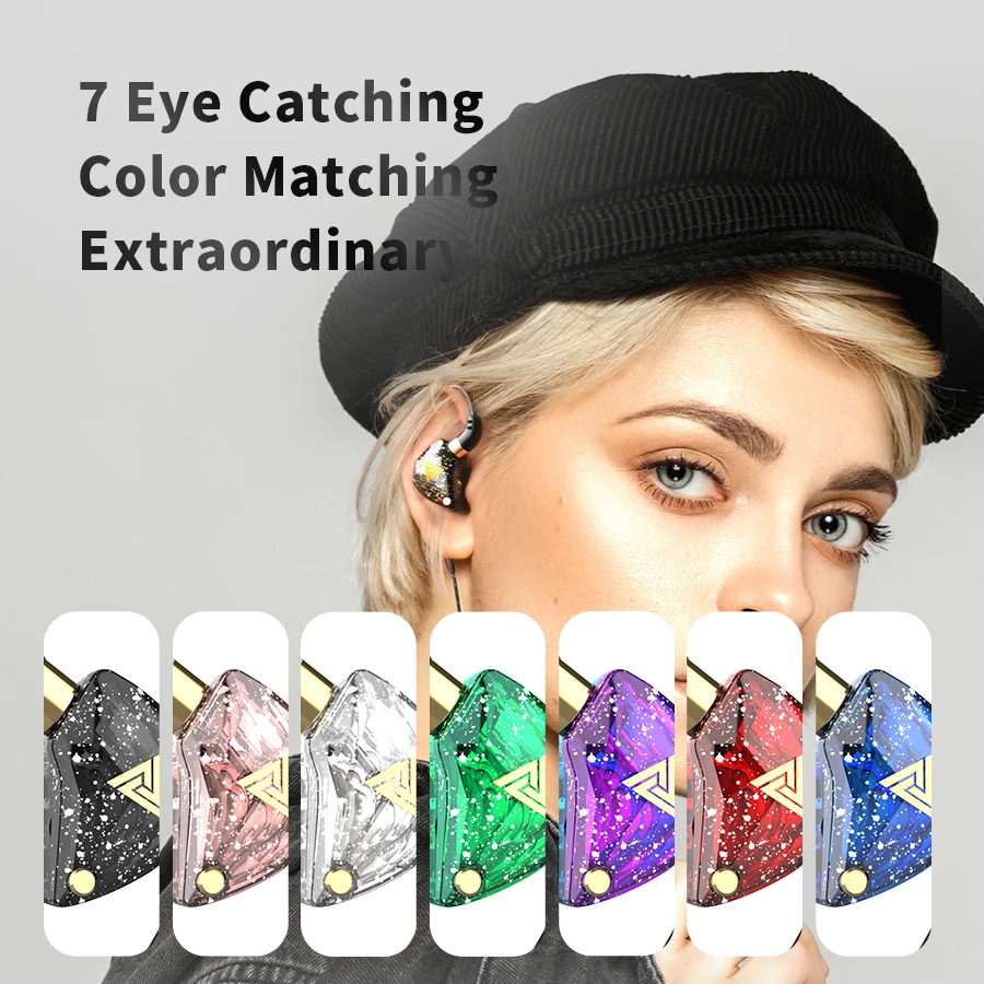 QKZ-Auriculares deportivos SK8, audífonos de música con micrófono y conector de 3,5mm, con cable, HiFi, con cancelación de ruido de graves, para correr, para Xiaomi y Samsung